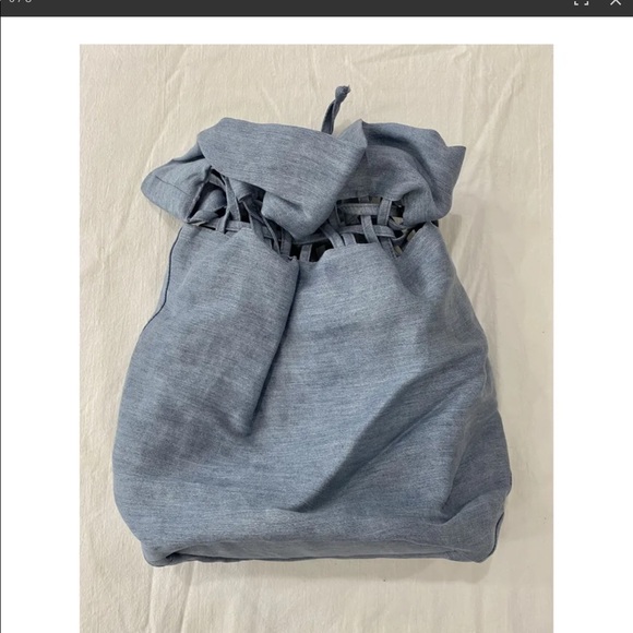 Large Cult Gaia Linen Drawstring Bag - Picture 5 of 7